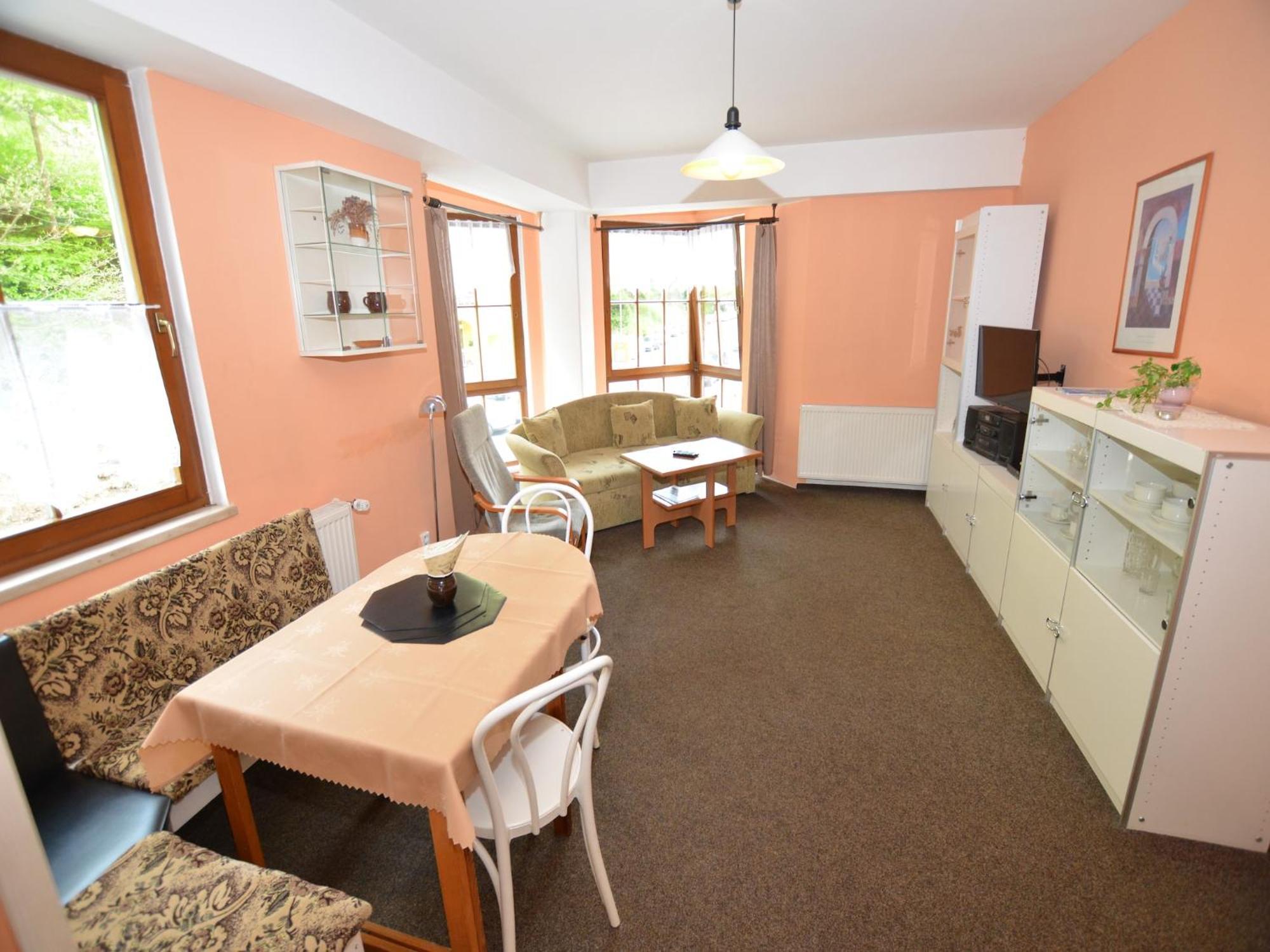 Snug Apartment In Jachymov Near Ski Area Екстериор снимка