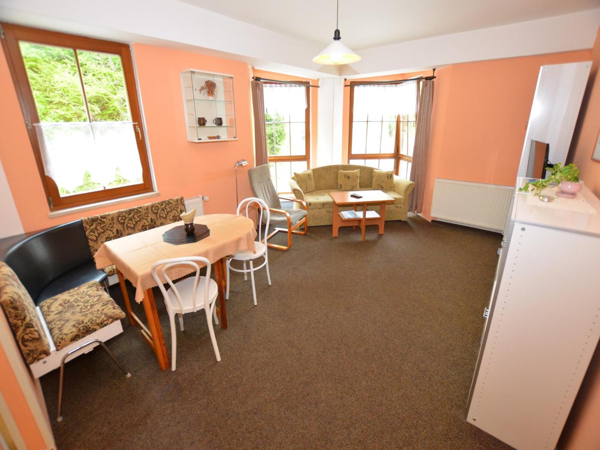 Snug Apartment In Jachymov Near Ski Area Екстериор снимка